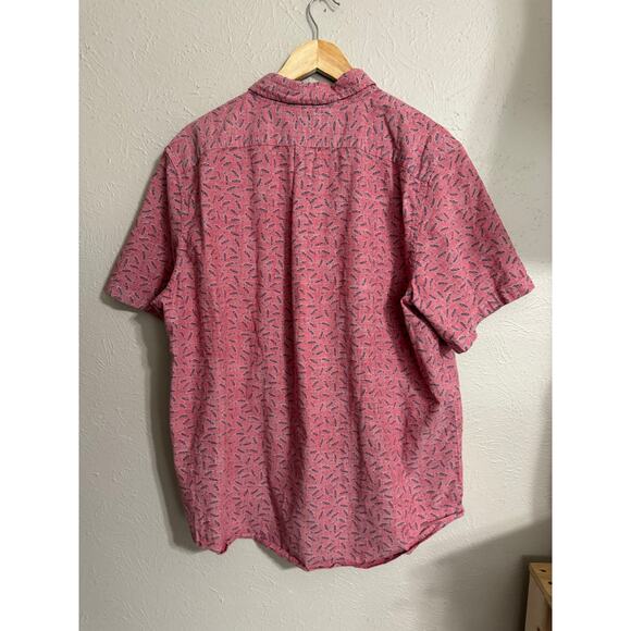 Vineyard Vines Slim Fit Murray Button Front Fish Shirt XL - Picture 4 of 5